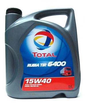 Моторное масло TOTAL RUBIA TIR 6400 15W-40 5л
